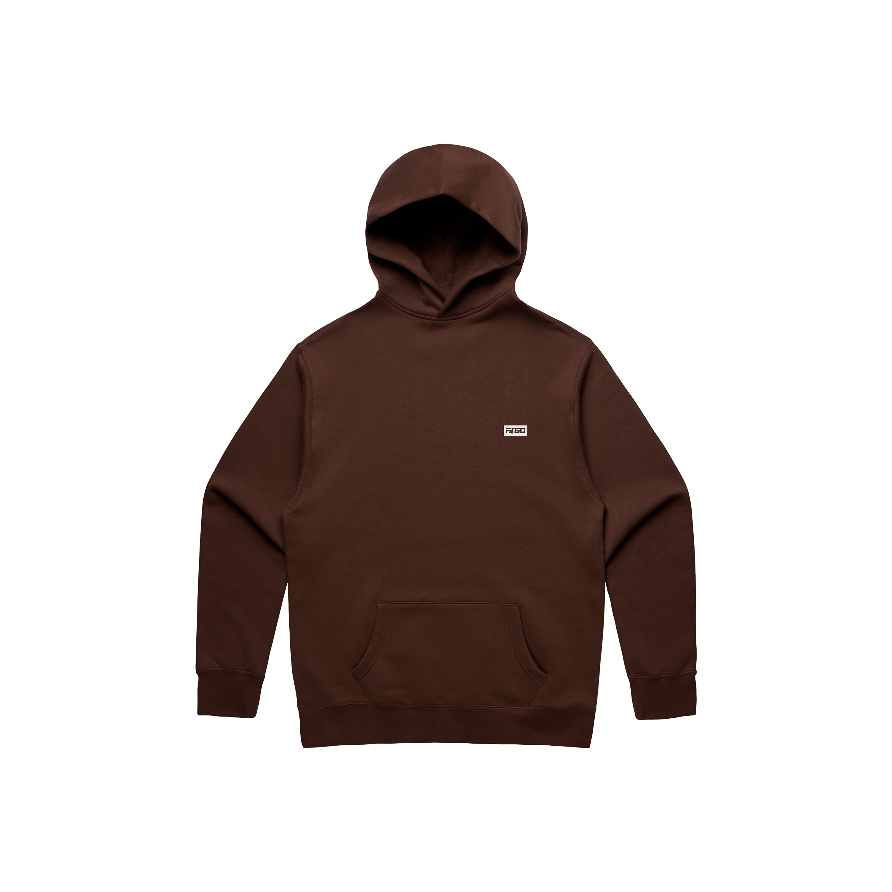 Boxed In Hoodie - Chestnut/White image 0