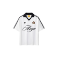 White sports jersey with black accents and ARGO branding