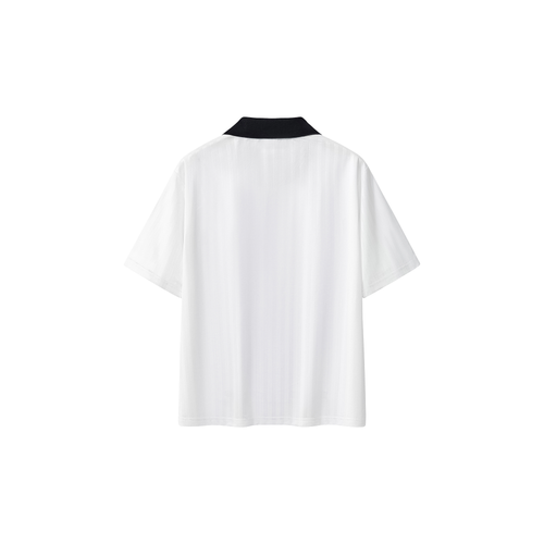 White sports jersey with black accents and ARGO branding