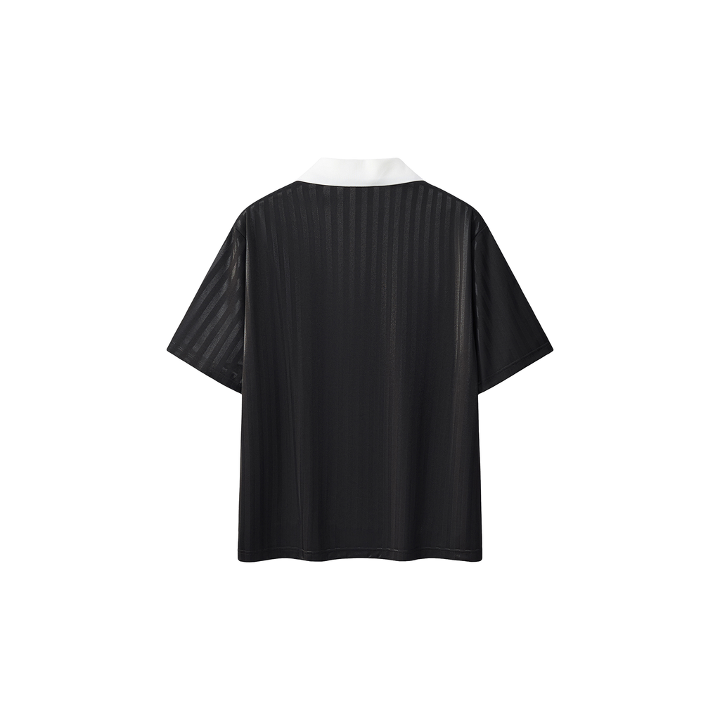 Black sports jersey with white accents and ARGO branding