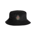 Black corduroy bucket hat 