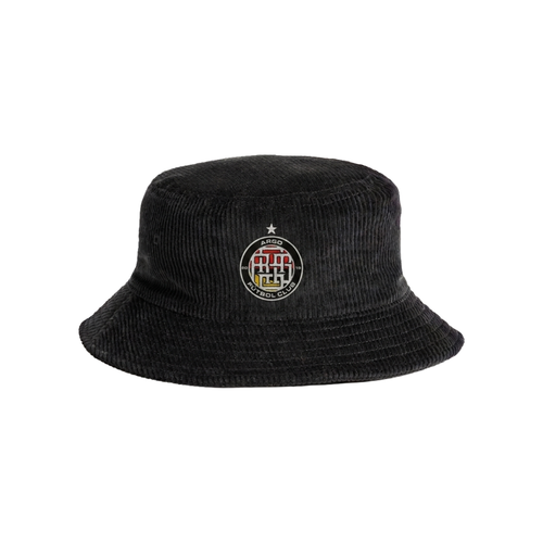 Black corduroy bucket hat 