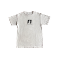 White t-shirt with Maradona smoking a cigar inside logo