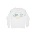White long-sleeve shirt with 'Seleccion' Argentina text and graphic
