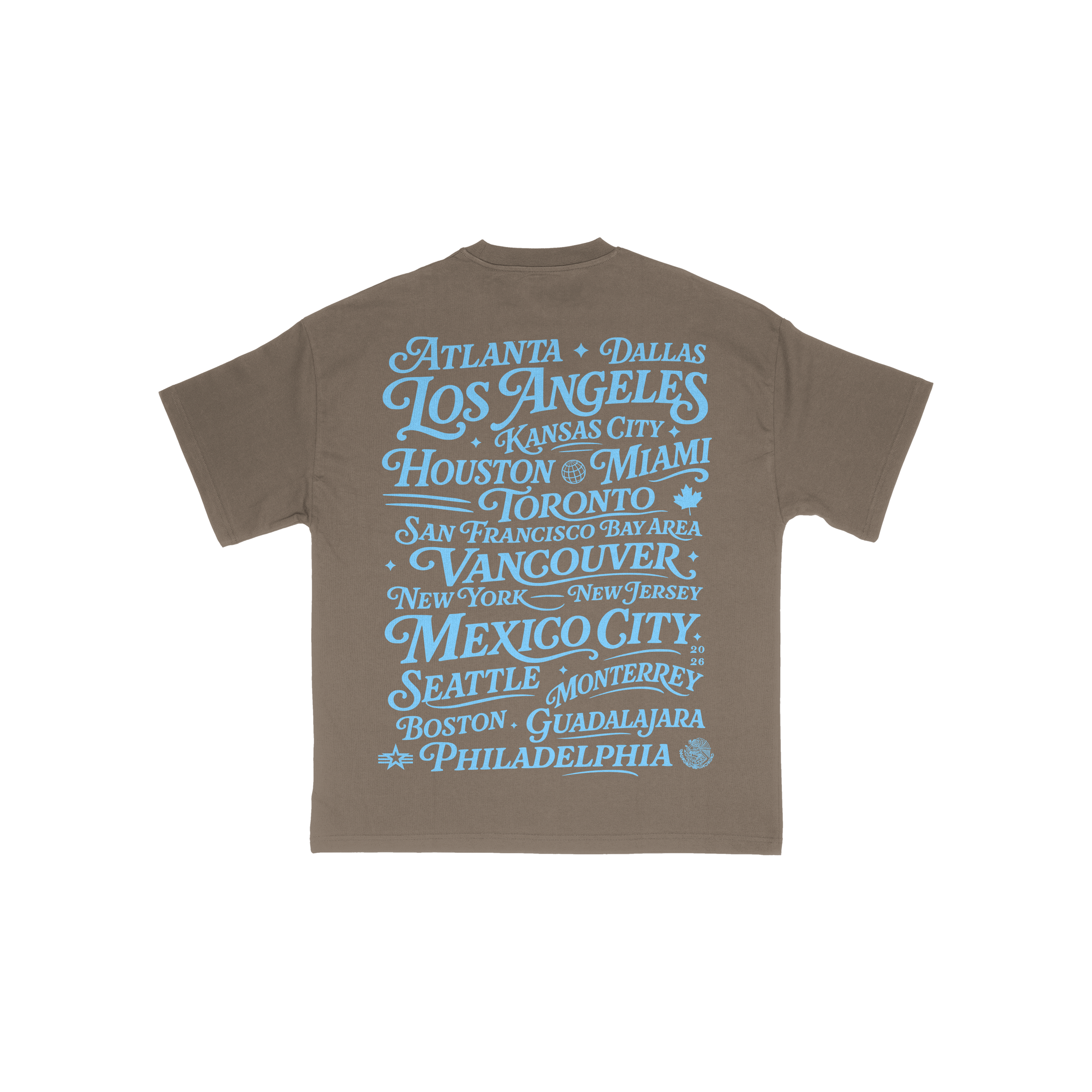 Tour Tee - Walnut