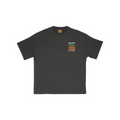Black graphic t-shirt for Worldwide Futbol Friends 