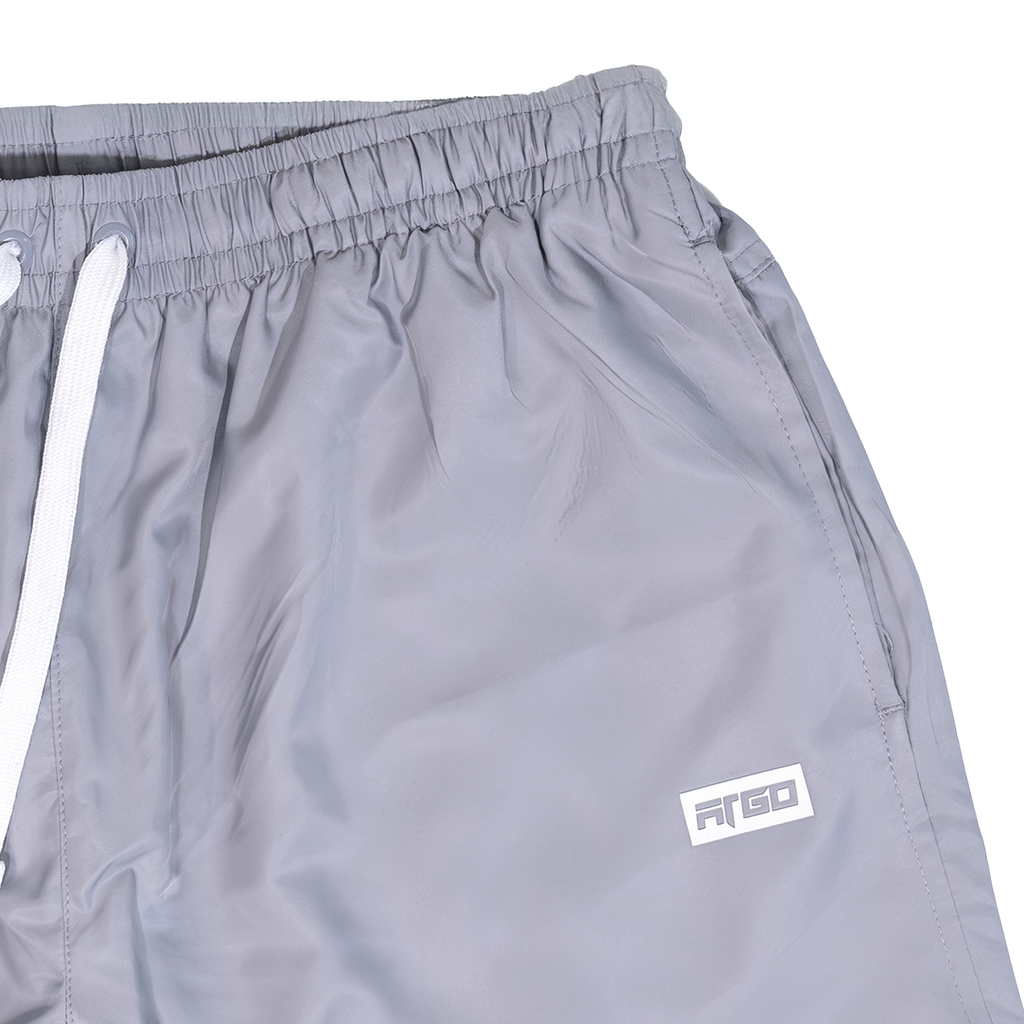 Boxed In Nylon Shorts - Grey image 2