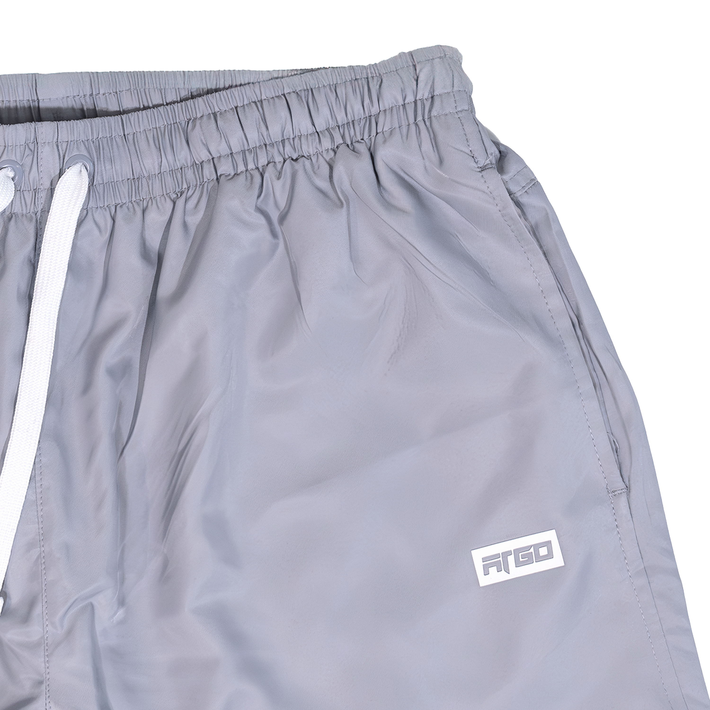 Boxed In Nylon Shorts - Grey image 2
