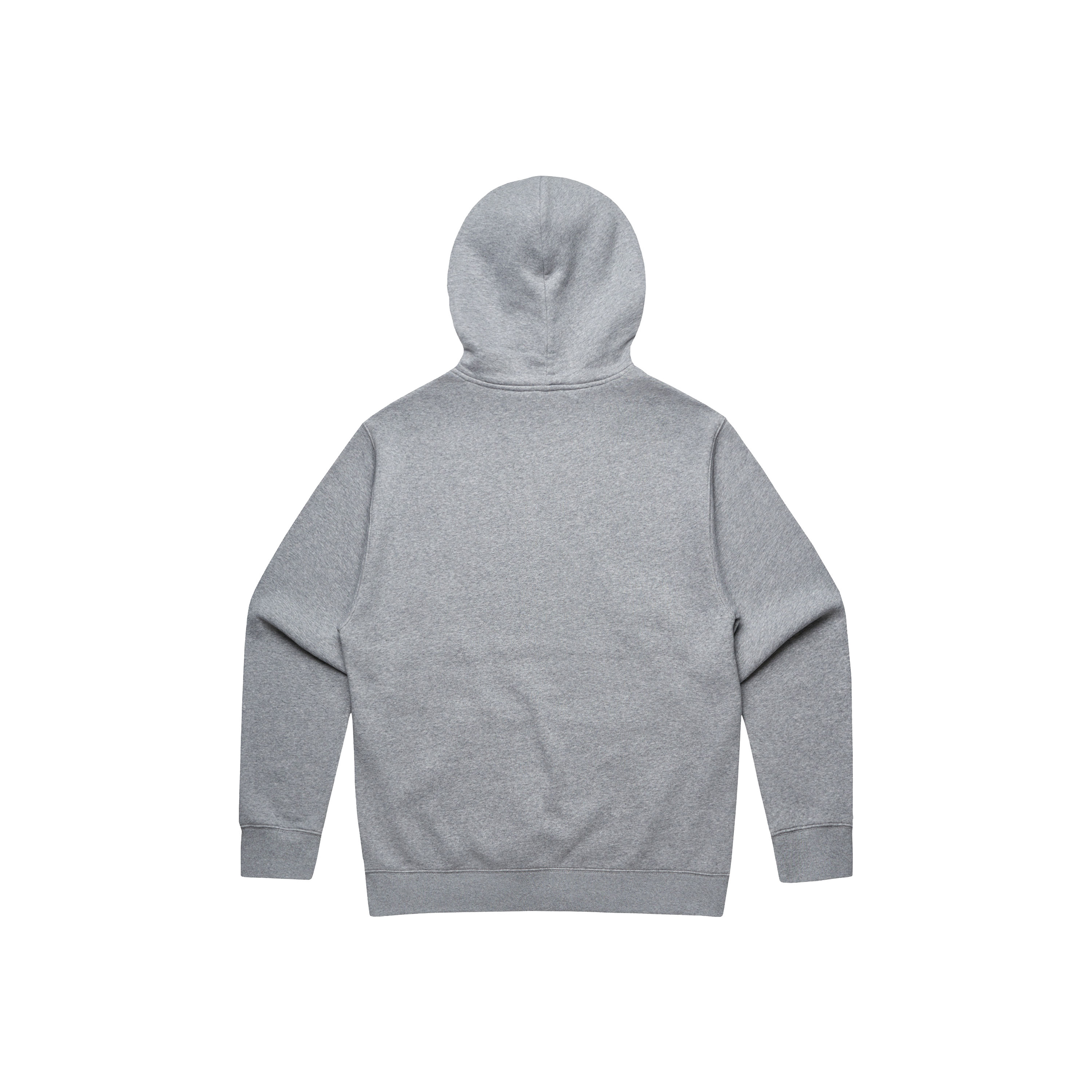 Boxed In Half Zip Hoodie - Heather Grey/White image 1