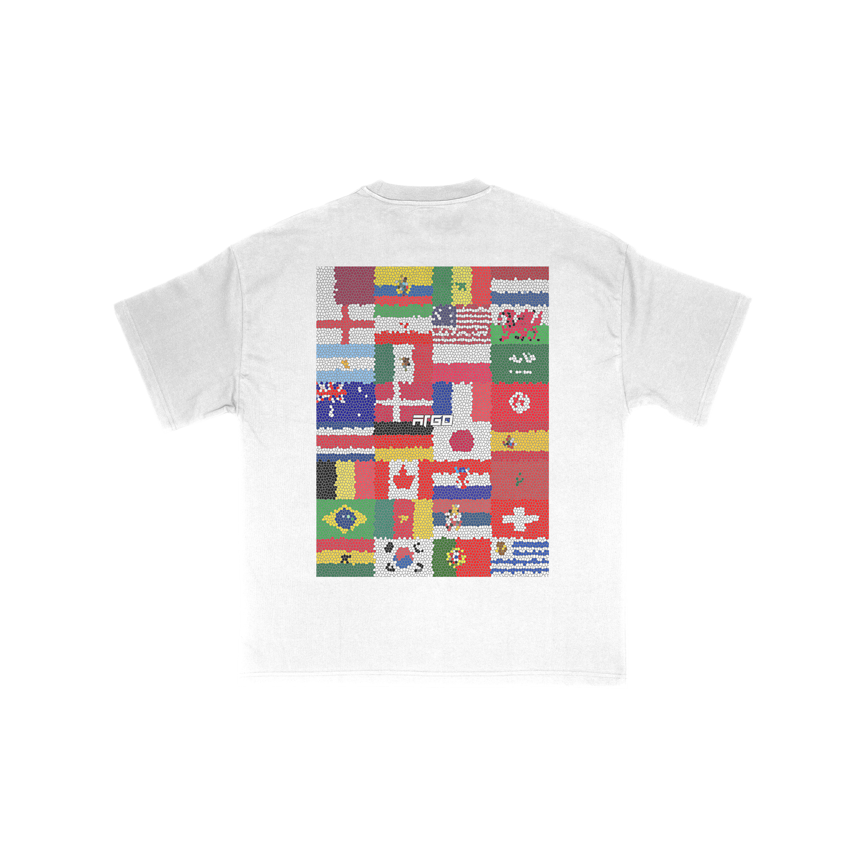 Stained Glass WC22 Flag Tee image 1